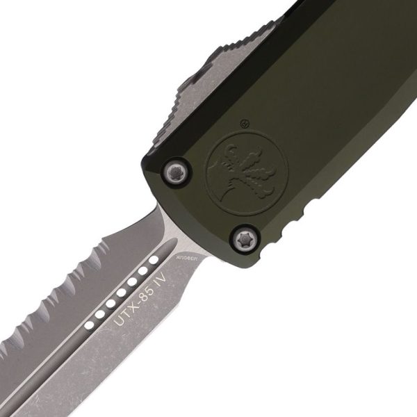 Microtech UTX-85 D/E Apocalyptic OTF - OD Green