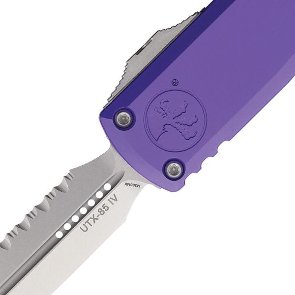 Microtech UTX-85 D/E Gen IV Stonewash Purple OTF