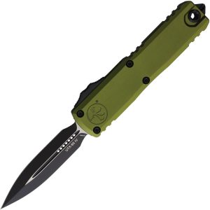 Microtech UTX-85 D/E Two-Tone OD Green Automatic OTF