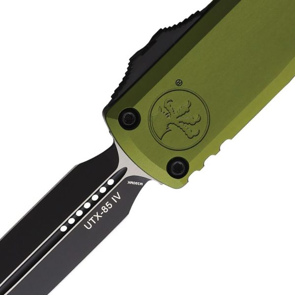Microtech UTX-85 D/E Two-Tone OD Green Automatic OTF