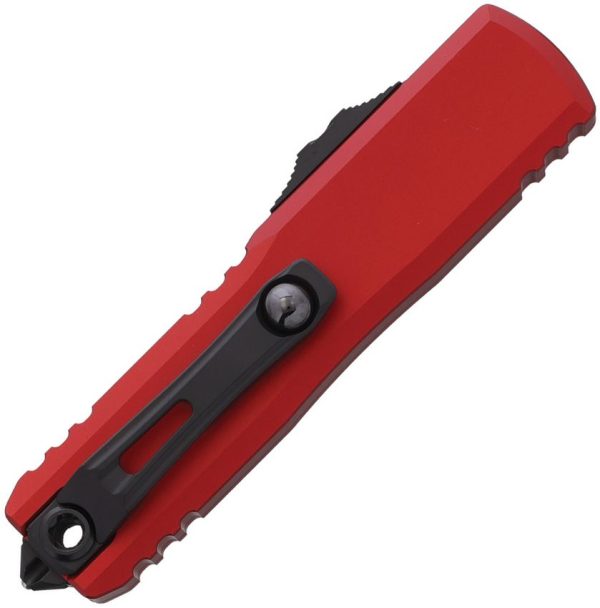 Microtech UTX-85 D/E Two-Tone Red Automatic OTF