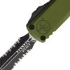 Microtech UTX-85 Serrated OTF Auto - OD Green