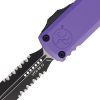 Microtech UTX-85 Serrated OTF Auto - Purple Aluminum