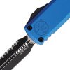 Microtech UTX-85 Full Serrated OTF Auto - Blue