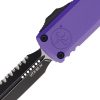 Microtech UTX-85 Full Serrated OTF Auto - Purple