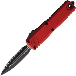Microtech UTX-85 D/E Gen IV Red Aluminum OTF Auto