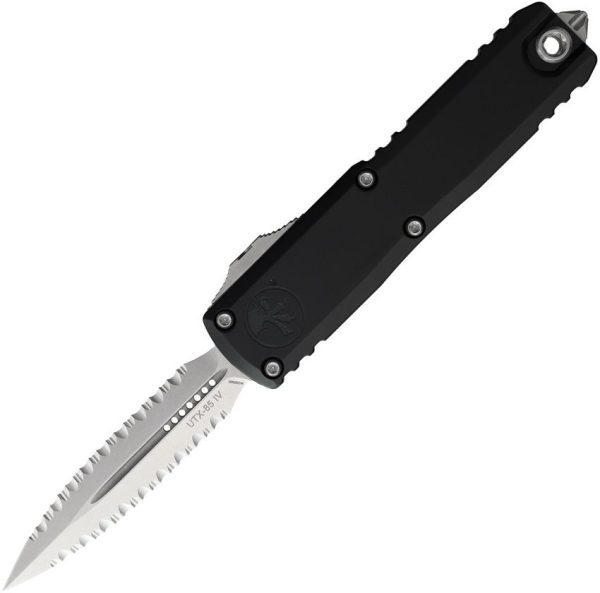 Microtech UTX-85 D/E Gen IV Stonewash Black OTF Auto