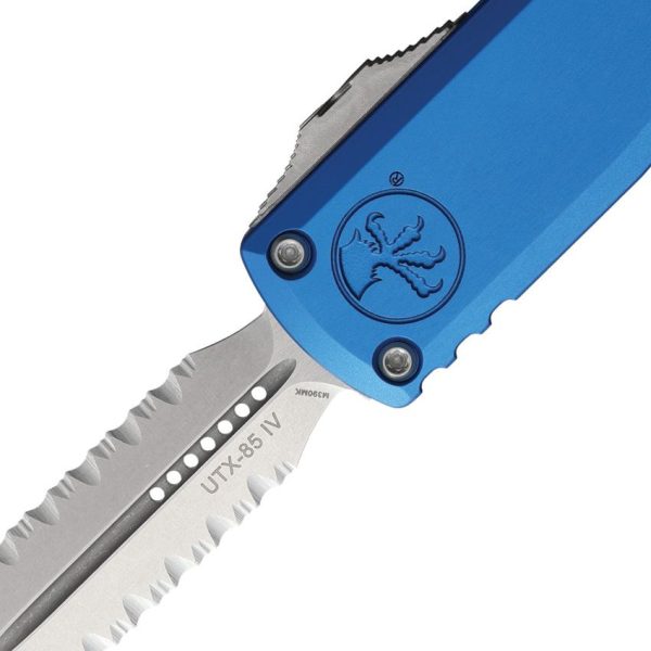 Microtech UTX-85 D/E Gen IV Stonewash Blue OTF Auto