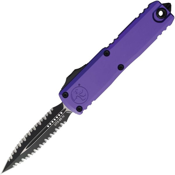 Microtech UTX-85 D/E Gen IV OTF Auto - Purple M390MK