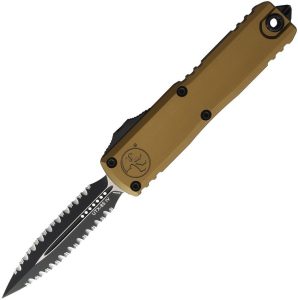 Microtech UTX-85 D/E Gen IV OTF Auto - Tan M390MK
