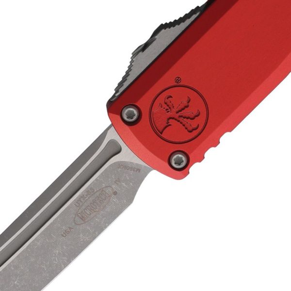 Microtech UTX-85 T/E Gen IV OTF Auto - Red Apocalyptic