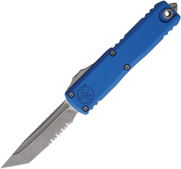 Microtech Auto UTX-85 T/E Gen IV OTF - Blue Apocalyptic