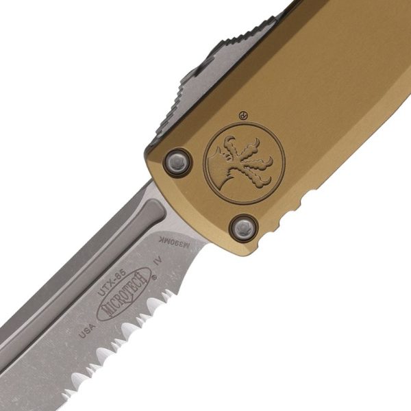 Microtech Auto UTX-85 T/E Gen IV OTF - Tan Apocalyptic