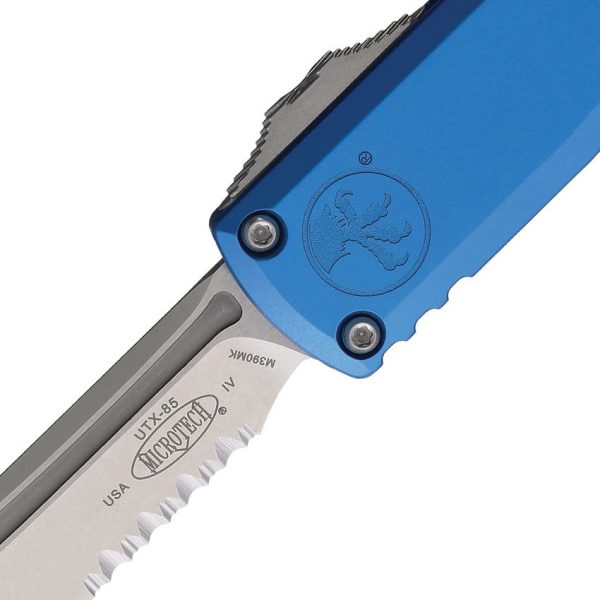 Microtech Auto UTX-85 T/E Gen IV OTF - Blue Serrated