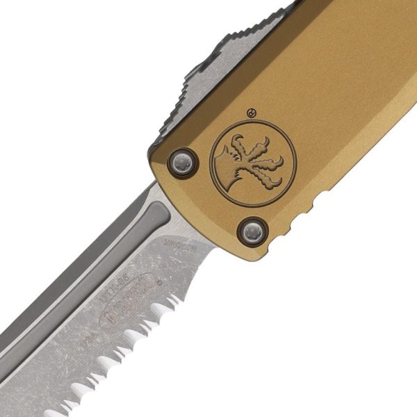 Microtech UTX-85 T/E Gen IV Auto OTF - Tan Apocalyptic