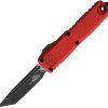 Microtech UTX-85 Gen IV Auto OTF - Red Two-Tone