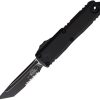 Microtech UTX-85 T/E Gen IV OTF Serrated Black