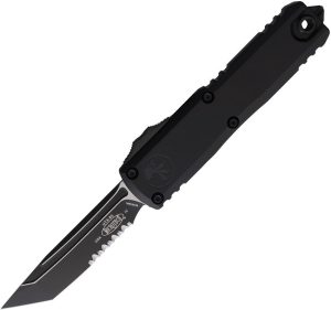 Microtech UTX-85 T/E Gen IV OTF Serrated Black