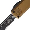 Microtech UTX-85 T/E Gen IV OTF Serrated Tan