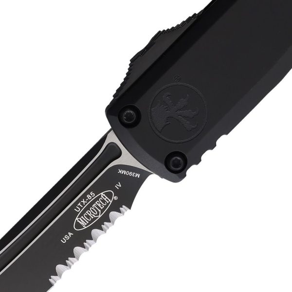 Microtech UTX-85 T/E Gen IV OTF Serrated Black
