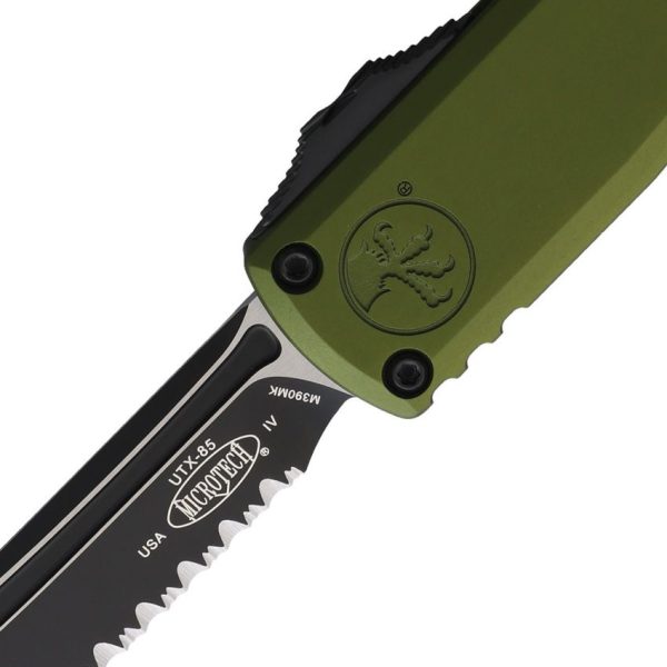 Microtech UTX-85 T/E Gen IV OTF Full Serrated OD