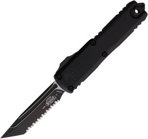 Microtech UTX-85 T/E Gen IV OTF Full Serrated Black