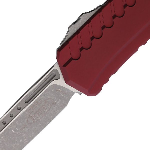 Microtech Auto Cypher II OTF Merlot Apocalyptic M390