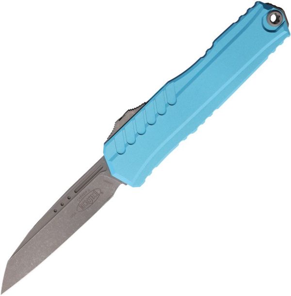 Microtech Auto Cypher II OTF Turquoise Wharncliffe
