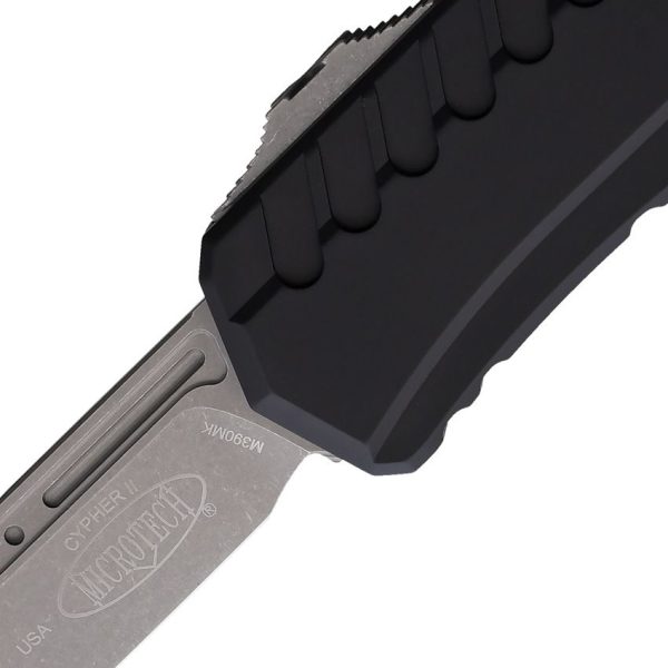 Microtech Auto Cypher II OTF Apocalyptic Black
