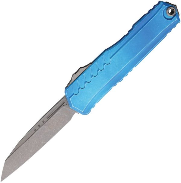 Microtech Auto Cypher II OTF Marbled Blue M390