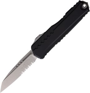 Microtech Auto Cypher II OTF Black - Serrated