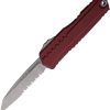 Microtech Auto Cypher II OTF Merlot - Serrated