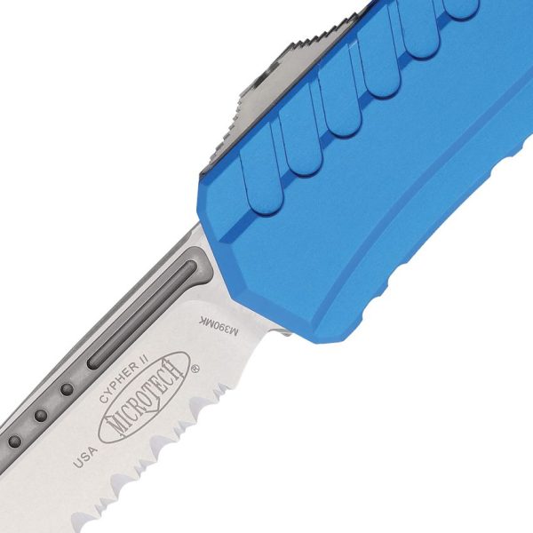Microtech Auto Cypher II OTF Stonewash Blue