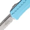 Microtech Auto Cypher II OTF Stonewash Turquoise