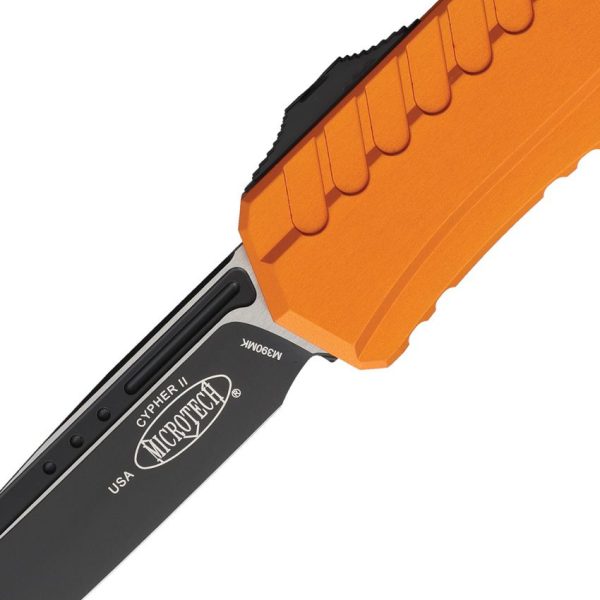 Microtech Auto Cypher II OTF Orange Handle