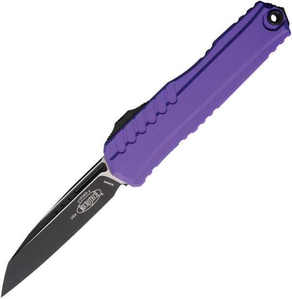 Microtech Auto Cypher II OTF Purple Wharncliffe