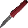 Microtech Auto Cypher II OTF Merlot Serrated