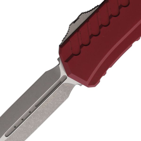 Microtech Auto Cypher II D/E OTF M390MK Merlot