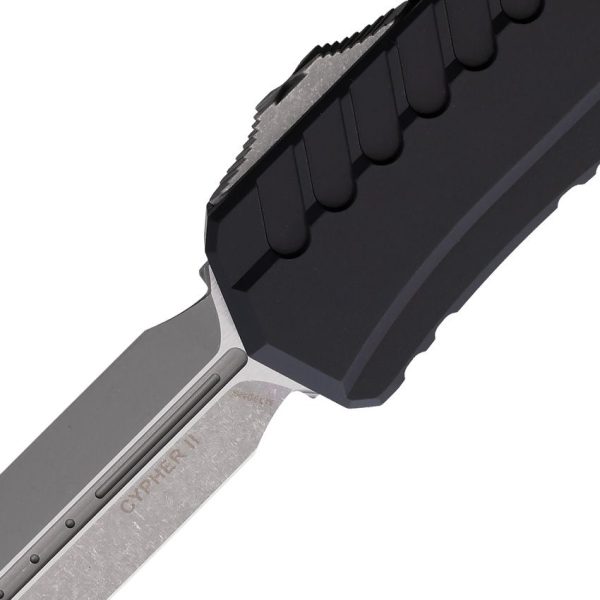 Microtech Auto Cypher II D/E OTF Apocalyptic Black