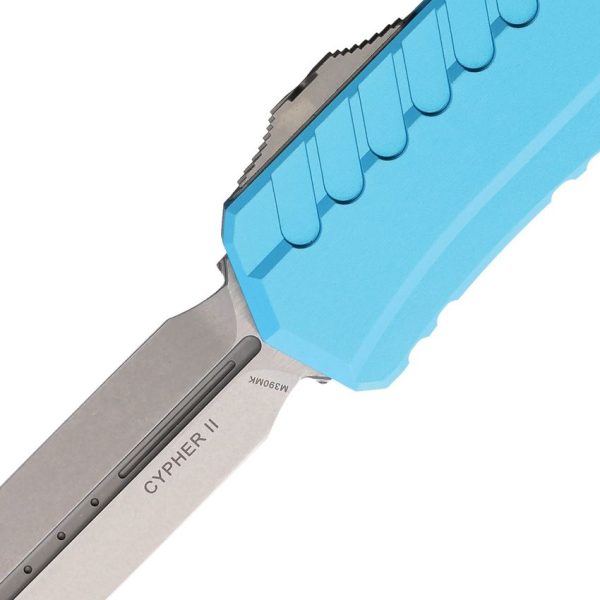 Microtech Auto Cypher II OTF Turquoise M390MK