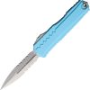 Microtech Auto Cypher II D/E Stonewash Turquoise