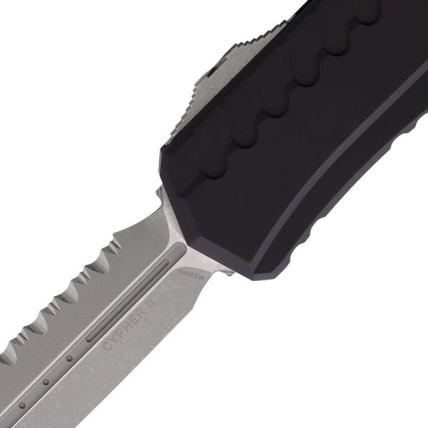 Microtech Auto Cypher II D/E OTF Apocalyptic Black