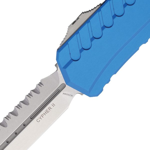 Microtech Auto Cypher II D/E OTF Stonewash Blue