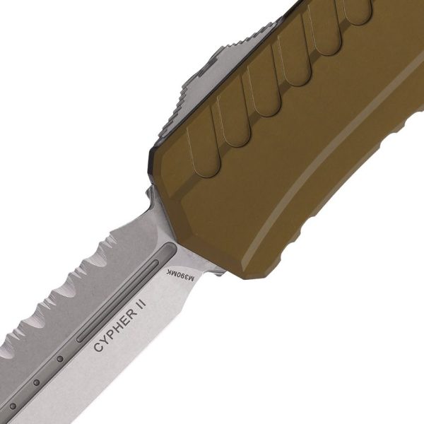 Microtech Auto Cypher II D/E OTF Stonewash OD