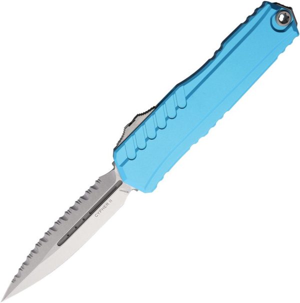 Microtech Auto Cypher II D/E OTF Turquoise M390MK