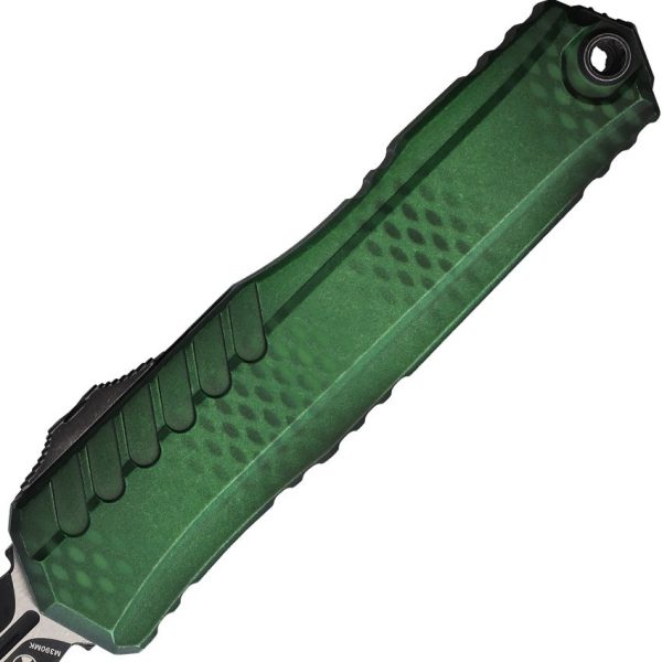 Microtech Auto Cypher II D/E X-51 Green M390MK