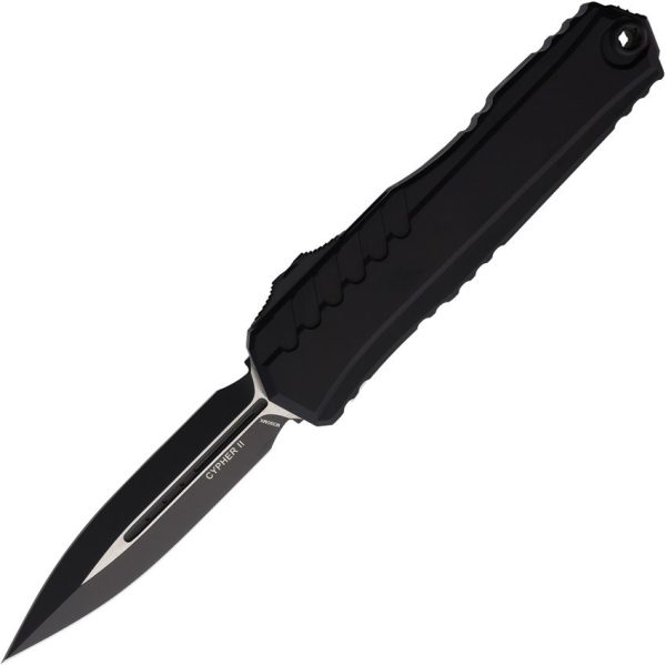 Microtech Auto Cypher II D/E OTF Black Dagger