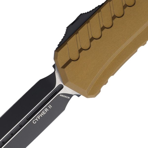 Microtech Auto Cypher II Tan D/E OTF Dagger