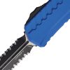 Microtech Auto Cypher II PS Blue Partially Serrated