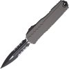 Microtech Cypher II D/E OTF Auto Folding Knife 3.5" M390MK Blade Gray